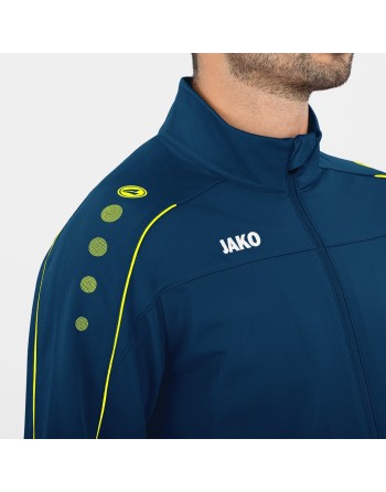 Polyesterjacke Classico / Shiny-Polyester-Tricot