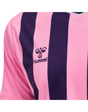 hmlCORE XK STRIPED JERSEY S/S / Interlock-Stoff