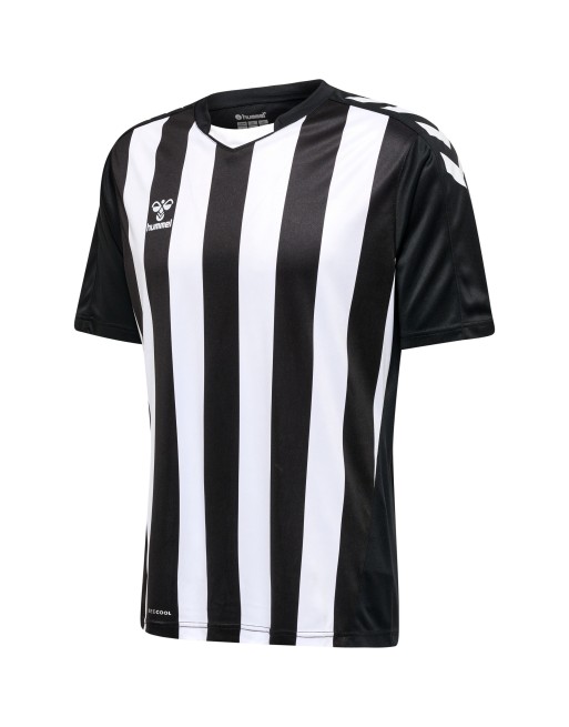 hmlCORE XK STRIPED JERSEY S/S / Interlock-Stoff
