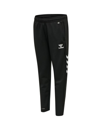 hmlCORE XK TRAINING POLY PANTS KIDS / Hauptmaterial: Sweatstoff / Rückseite am unteren Hosenbein: Rippstoff